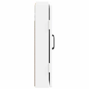 Dartboard Schrank HAARLEM Wei? 52,5 x 10,5 x 53,5 cm