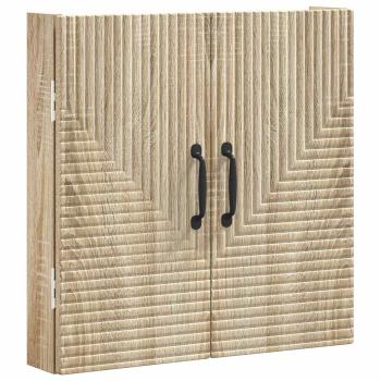 Dartboard Schrank HAARLEM Sonoma-Eiche 52,5 x 10,5 x 53,5 cm