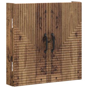 Dartboard Schrank HAARLEM Altholz 52,5 x 10,5 x 53,5 cm