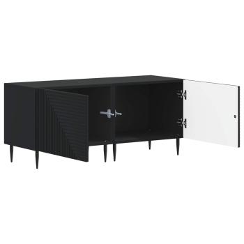 TV-Schrank Schwarz Holzwerkstoff