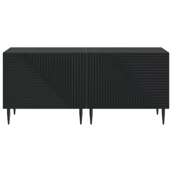 TV-Schrank Schwarz Holzwerkstoff