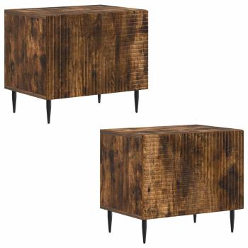 TV-Schrank Raucheiche Holzwerkstoff
