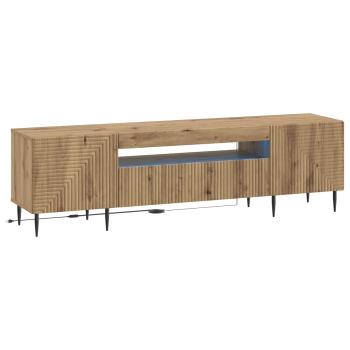 ARDEBO.de - LED-TV-Schrank Artisan-Eiche Holzwerkstoff