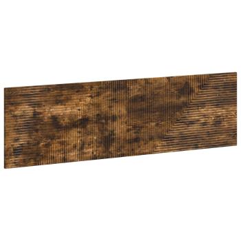 Wandmontiertes Kopfteil HAARLEM Raucheiche Holzwerkstoff