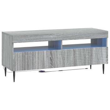 LED-TV-Schrank HAARLEM 100 x 35 x 43 cm Sonoma-Grau