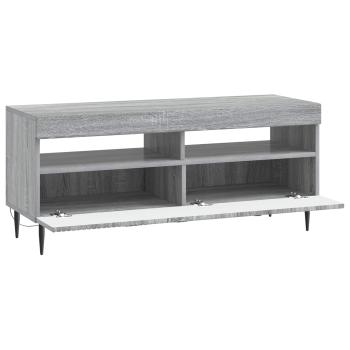 LED-TV-Schrank HAARLEM 100 x 35 x 43 cm Sonoma-Grau