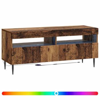 LED-TV-Schrank Altholz Holzwerkstoff