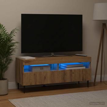 LED-TV-Schrank HAARLEM 100 x 35 x 43 cm Artisan-Eiche