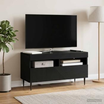 LED-TV-Schrank HAARLEM 81 x 35 x 43 cm Schwarz Holzwerkstoff