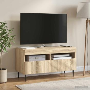 LED-TV-Schrank HAARLEM 81 x 35 x 43 cm Sonoma-Eiche