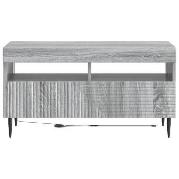 LED-TV-Schrank Sonoma-Grau Holzwerkstoff