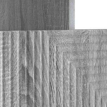 LED-TV-Schrank Sonoma-Grau Holzwerkstoff