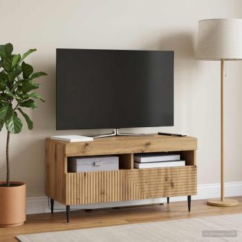LED-TV-Schrank HAARLEM 81 x 35 x 43 cm Artisan-Eiche
