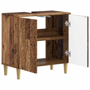 Waschbeckenschrank DELFT Altholz 59,5 x 31,5 x 59 cm