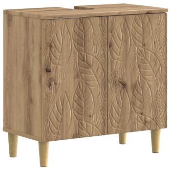 ARDEBO.de - Waschbeckenschrank DELFT Artisan-Eiche 59,5 x 31,5 x 59 cm