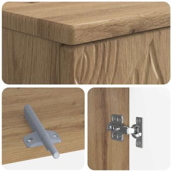 Waschbeckenschrank DELFT Artisan-Eiche 59,5 x 31,5 x 59 cm
