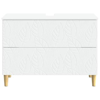Waschbeckenschrank DELFT Weiß 82 x 41 x 59 cm Holzwerkstoff