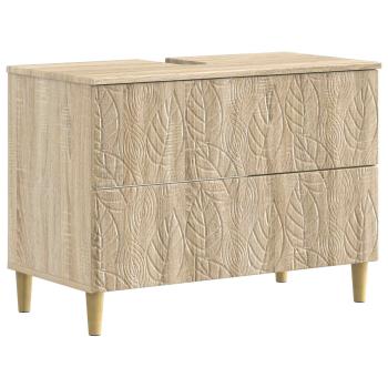 ARDEBO.de - Waschbeckenschrank DELFT Sonoma-Eiche 82 x 41 x 59 cm