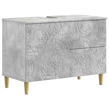 Waschbeckenschrank DELFT Betongrau 82 x 41 x 59 cm
