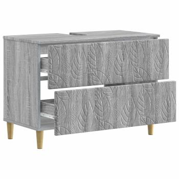 Waschbeckenschrank DELFT Sonoma-Grau 82 x 41 x 59 cm