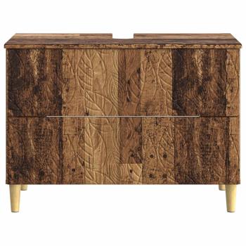 Waschbeckenschrank DELFT Altholz 82 x 41 x 59 cm Holzwerkstoff