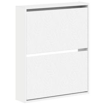 ARDEBO.de - Wandmontierter Schuhschrank DELFT 71 x 17 x 86 cm Holzwerkstoff