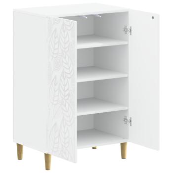Schuhschrank DELFT 59,5 x 39,5 x 90 cm Holzwerkstoff Weiß