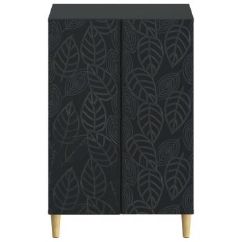 Schuhschrank DELFT 59,5 x 39,5 x 90 cm Holzwerkstoff Schwarz