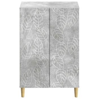 Schuhschrank DELFT 59,5 x 39,5 x 90 cm Holzwerkstoff Betongrau