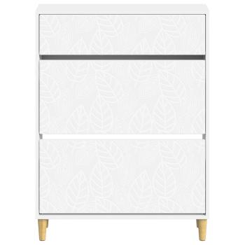 Schuhschrank DELFT 78 x 24 x 103 cm Holzwerkstoff Weiß