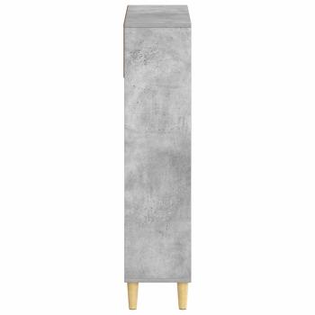 Schuhschrank DELFT 78 x 24 x 103 cm Holzwerkstoff Betongrau