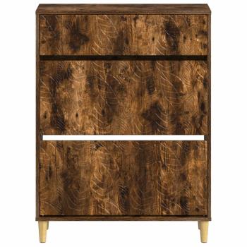 Schuhschrank DELFT 78 x 24 x 103 cm Holzwerkstoff Raucheiche