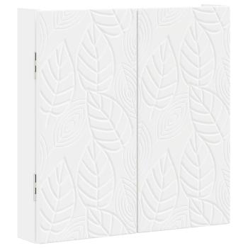Dartboard Schrank DELFT Wei? 52,5 x 10,5 x 53,5 cm