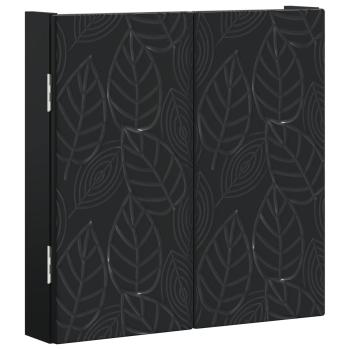 Dartboard Schrank DELFT Schwarz 52,5 x 10,5 x 53,5 cm