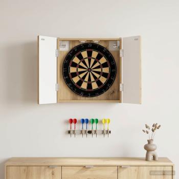 ARDEBO.de - Dartboard Schrank DELFT Artisan-Eiche 52,5 x 10,5 x 53,5 cm