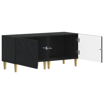 TV-Schrank Schwarz Holzwerkstoff