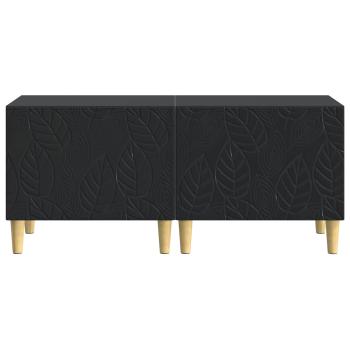 TV-Schrank Schwarz Holzwerkstoff