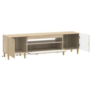 LED-TV-Schrank DELFT 153 x 35 x 43 cm Sonoma-Eiche