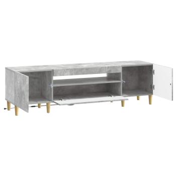 LED-TV-Schrank DELFT 153 x 35 x 43 cm Betongrau Holzwerkstoff