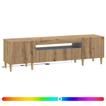 LED-TV-Schrank DELFT 153 x 35 x 43 cm Artisan-Eiche