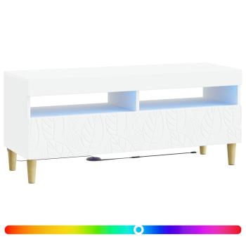 LED-TV-Schrank Weiß Holzwerkstoff