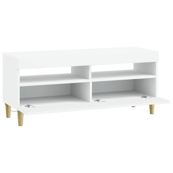 LED-TV-Schrank Weiß Holzwerkstoff