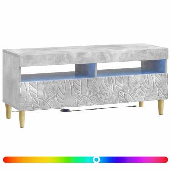 LED-TV-Schrank Betongrau Holzwerkstoff