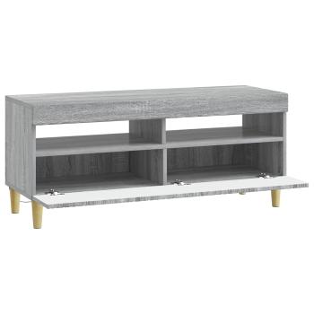 LED-TV-Schrank Sonoma-Grau Holzwerkstoff