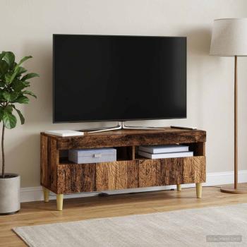 ARDEBO.de - LED-TV-Schrank Altholz Holzwerkstoff