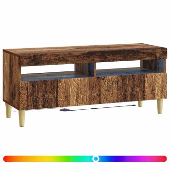 LED-TV-Schrank Altholz Holzwerkstoff