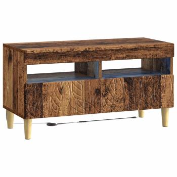 ARDEBO.de - LED-TV-Schrank Altholz Holzwerkstoff