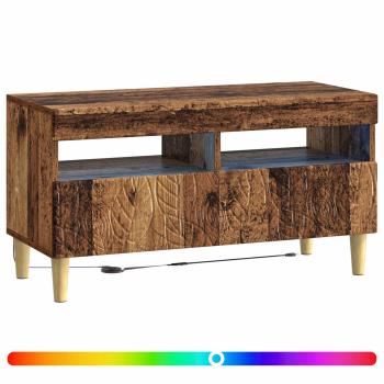 LED-TV-Schrank Altholz Holzwerkstoff