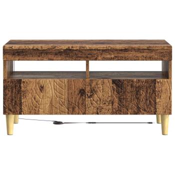 LED-TV-Schrank Altholz Holzwerkstoff