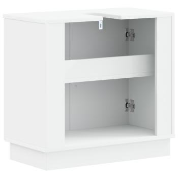 Waschbeckenschrank HOORN Weiß 59,5 x 31,5 x 56 cm Holzwerkstoff